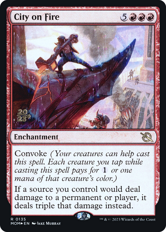 City on Fire (PRE-135S) (Foil)