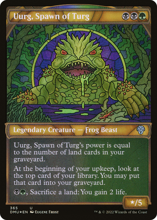 Uurg, Spawn of Turg (DMU-365) (Showcase) (Textured Foil)