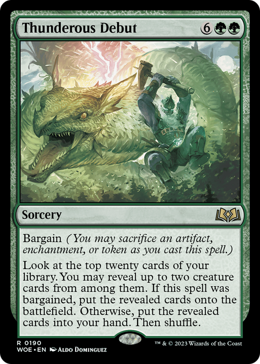 Thunderous Debut (WOE-190) (Foil)