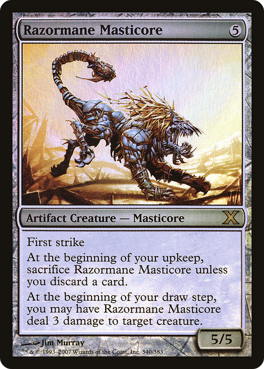 Razormane Masticore (10E-340★) (Foil)