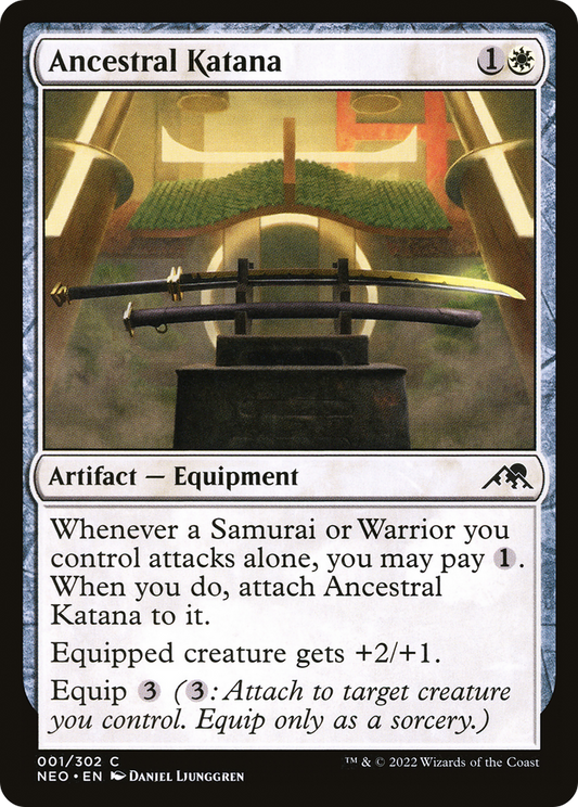 Ancestral Katana (NEO-001) (Foil)