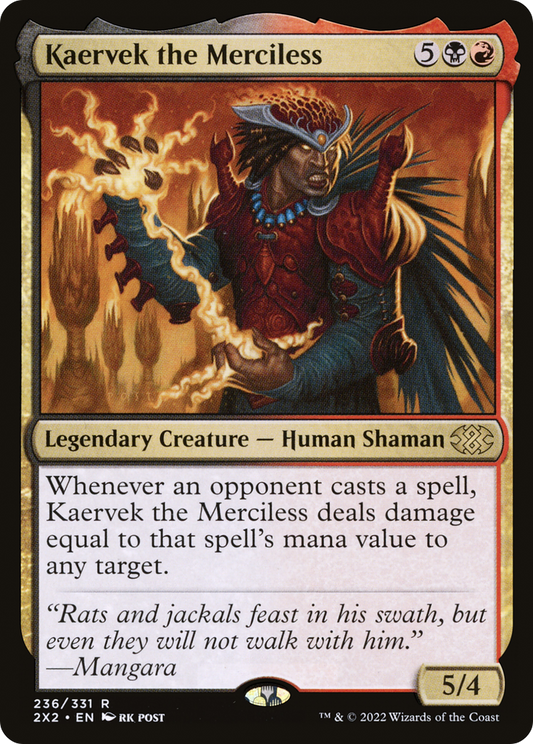 Kaervek the Merciless (2X2-236) (Foil)