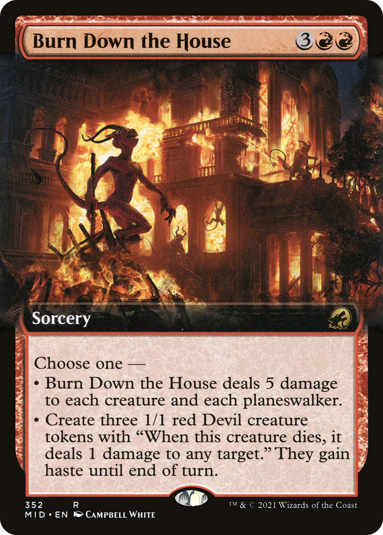 Burn Down the House (MID-352) (Extended Art)