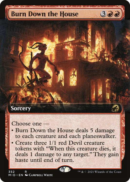 Burn Down the House (MID-352) (Extended Art) (Foil)