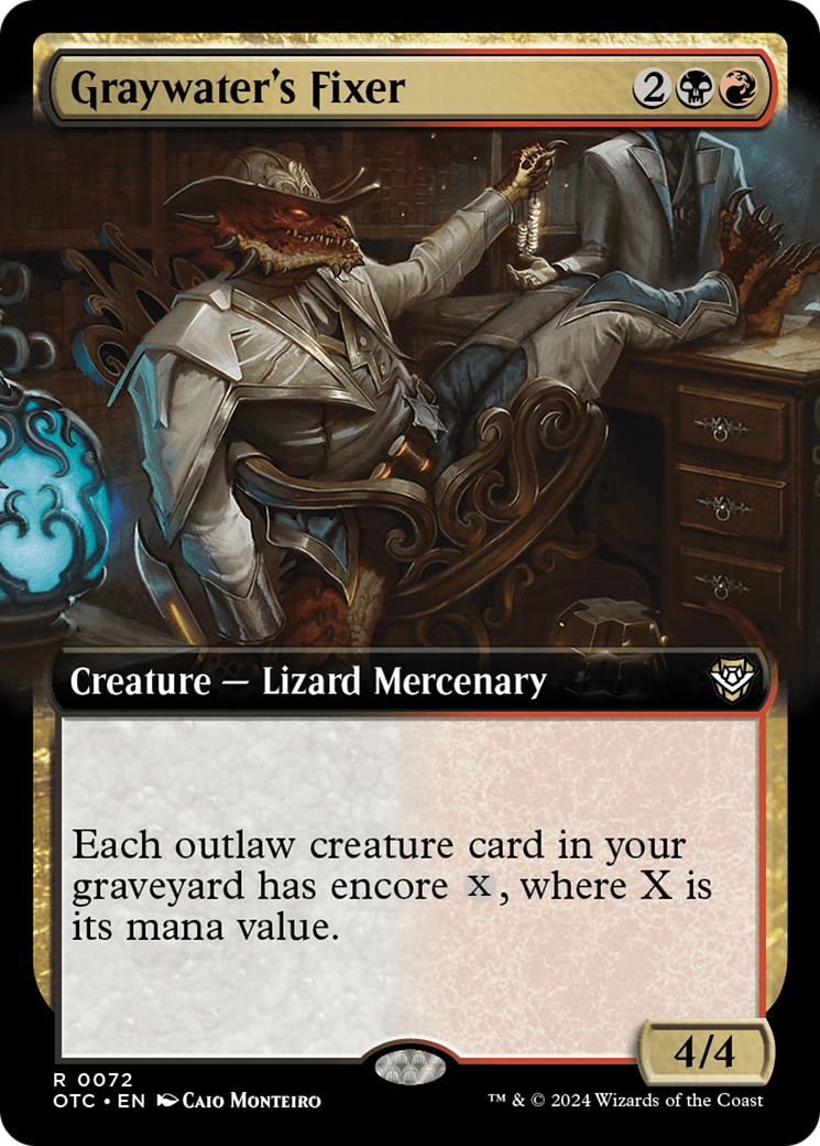Graywater's Fixer (OTC-072) (Extended Art)