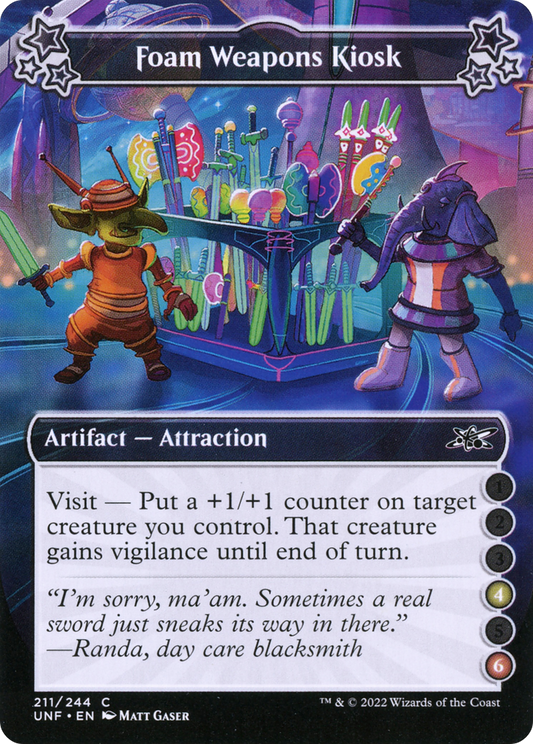 Foam Weapons Kiosk (UNF-211C) (Foil)