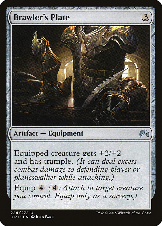 Brawler's Plate (ORI-224) (Foil)