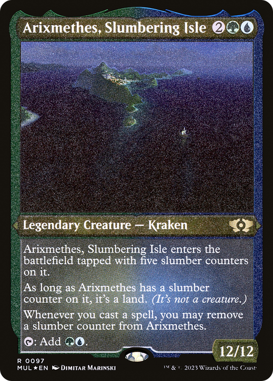 Arixmethes, Slumbering Isle (MUL-097) (Etched Foil)