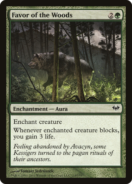 Favor of the Woods (DKA-113) (Foil)