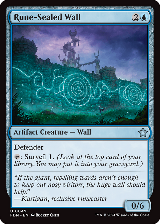 Rune-Sealed Wall (FDN-049) (Foil)