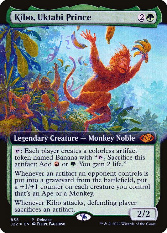 Kibo, Uktabi Prince (LARP-835) (Extended Art) (Foil)