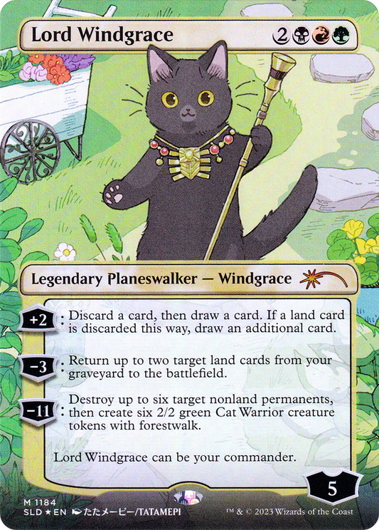 Lord Windgrace (SLD-1184) (Borderless) (Foil)