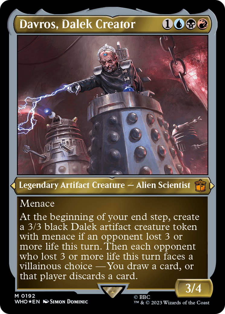 Davros, Dalek Creator (WHO-192) (Etched Foil)
