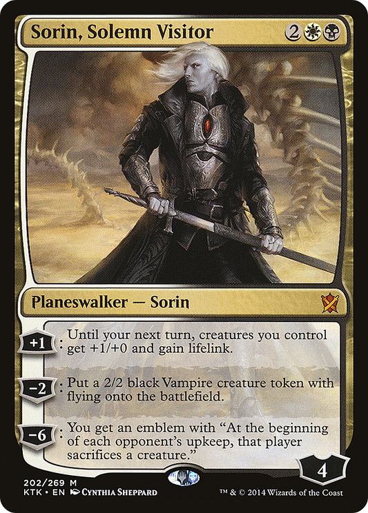 Sorin, Solemn Visitor (KTK-202) (Foil)