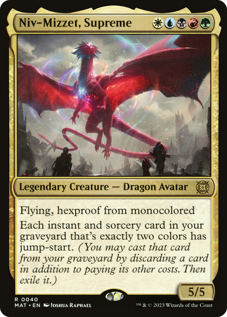 Niv-Mizzet, Supreme (MAT-040) (Foil)