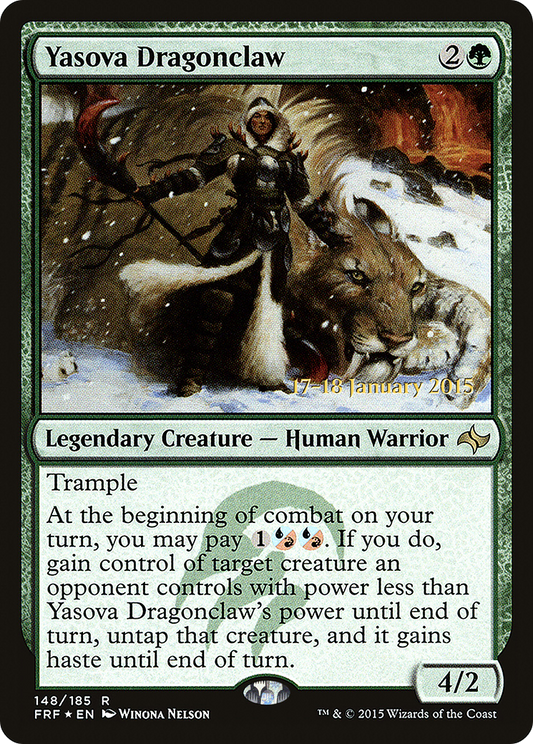 Yasova Dragonclaw (PRE-148S) (Foil)