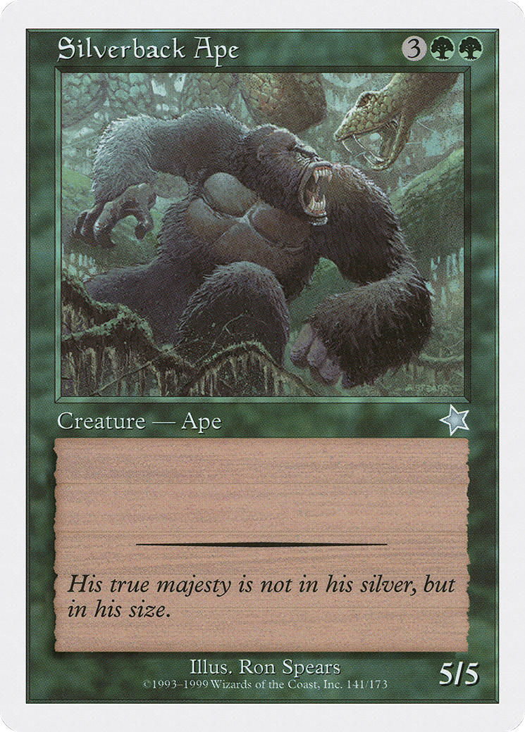 Silverback Ape (S99-141)