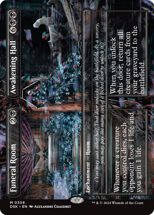 Funeral Room // Awakening Hall (DSK-338) (Borderless) (Foil)