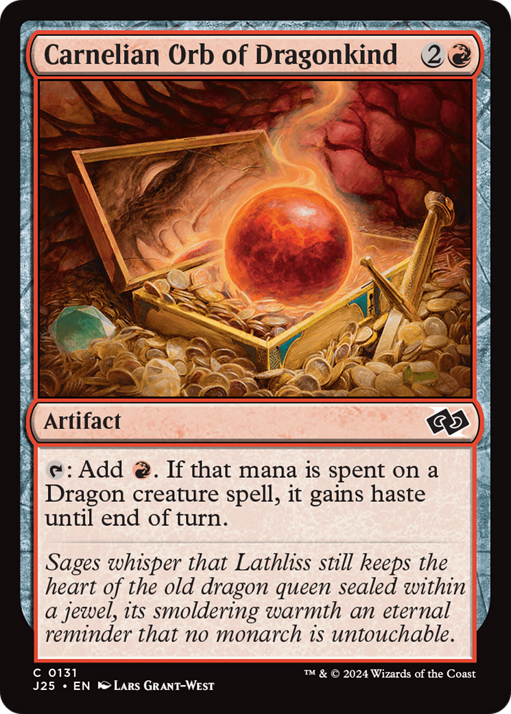 Carnelian Orb of Dragonkind (J25-131)