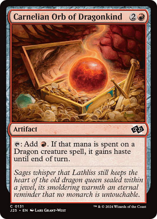 Carnelian Orb of Dragonkind (J25-131)