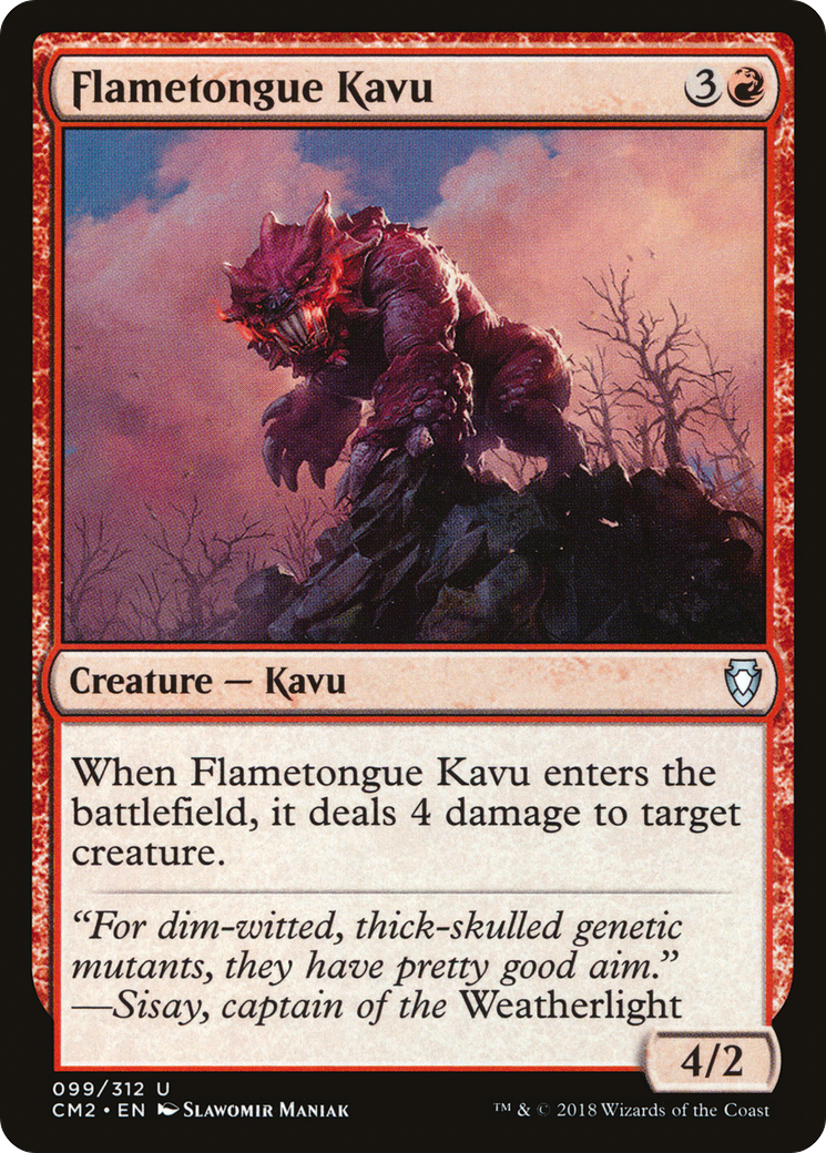 Flametongue Kavu (CM2-099)
