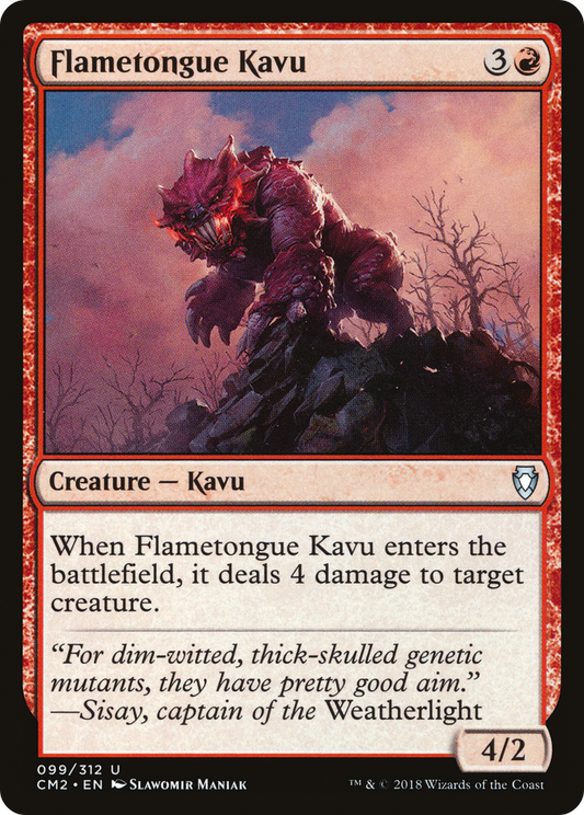 Flametongue Kavu (CM2-099)