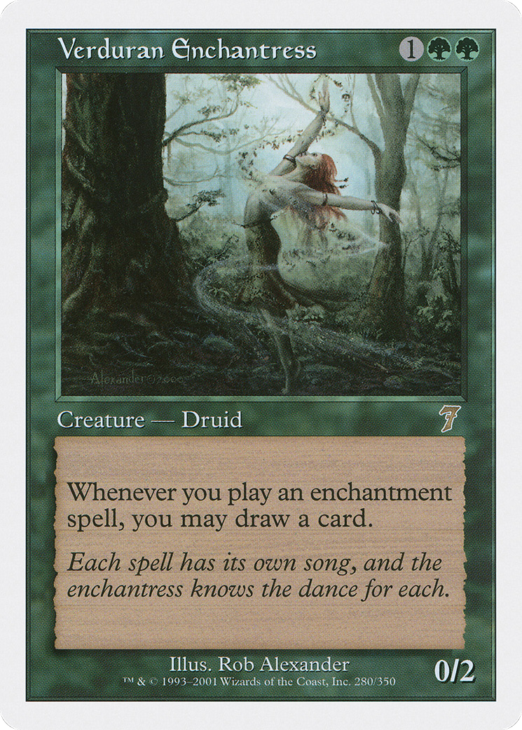 Verduran Enchantress (7ED-280)