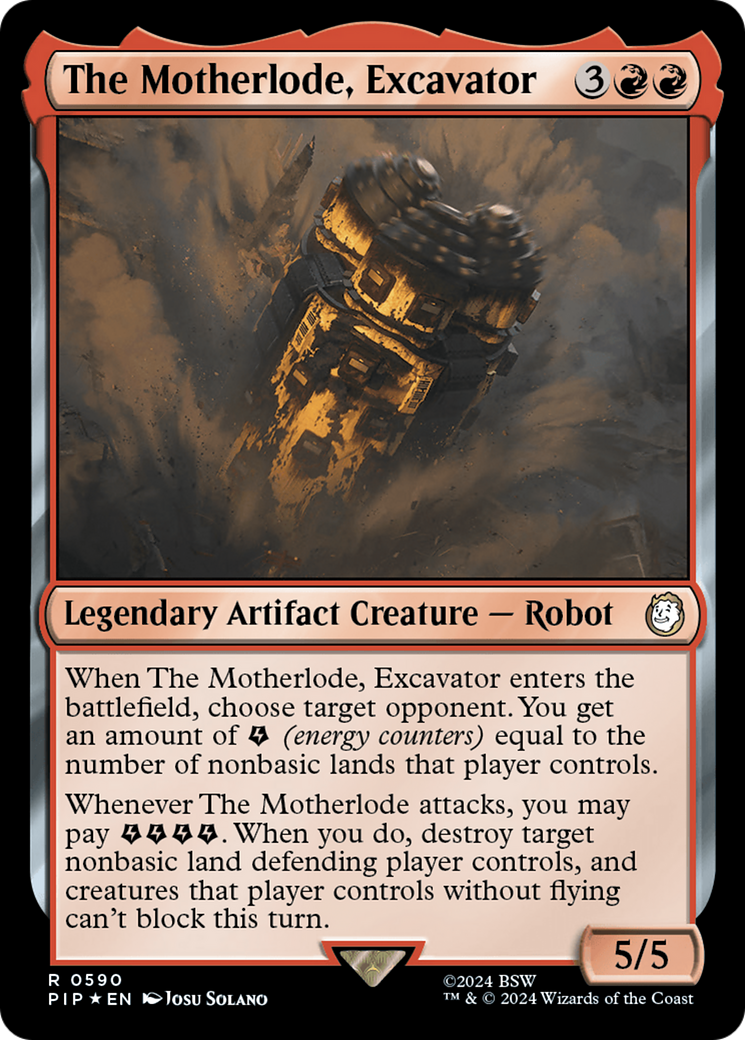 The Motherlode, Excavator (PIP-590) (Surge Foil)