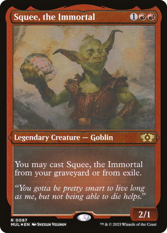 Squee, the Immortal (MUL-087) (Etched Foil)