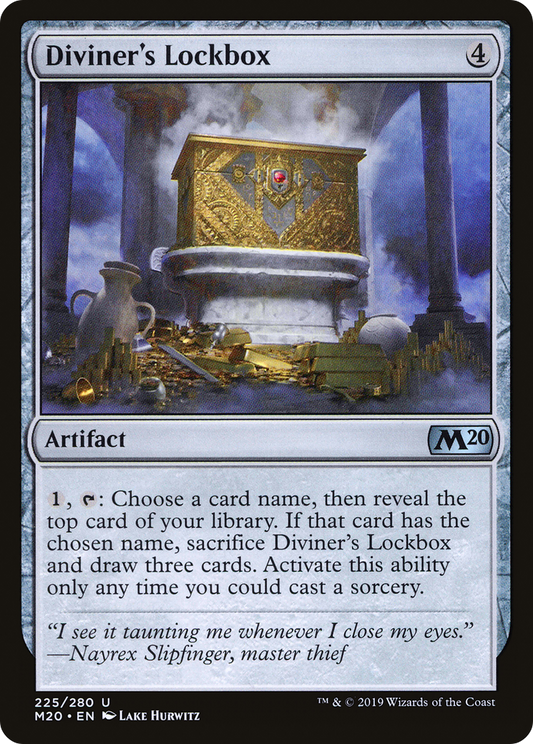 Diviner's Lockbox (M20-225) (Foil)