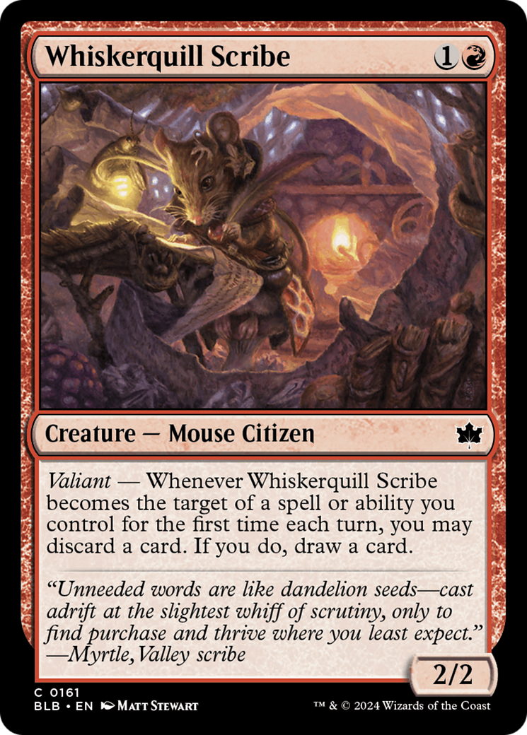 Whiskerquill Scribe (BLB-161) (Foil)
