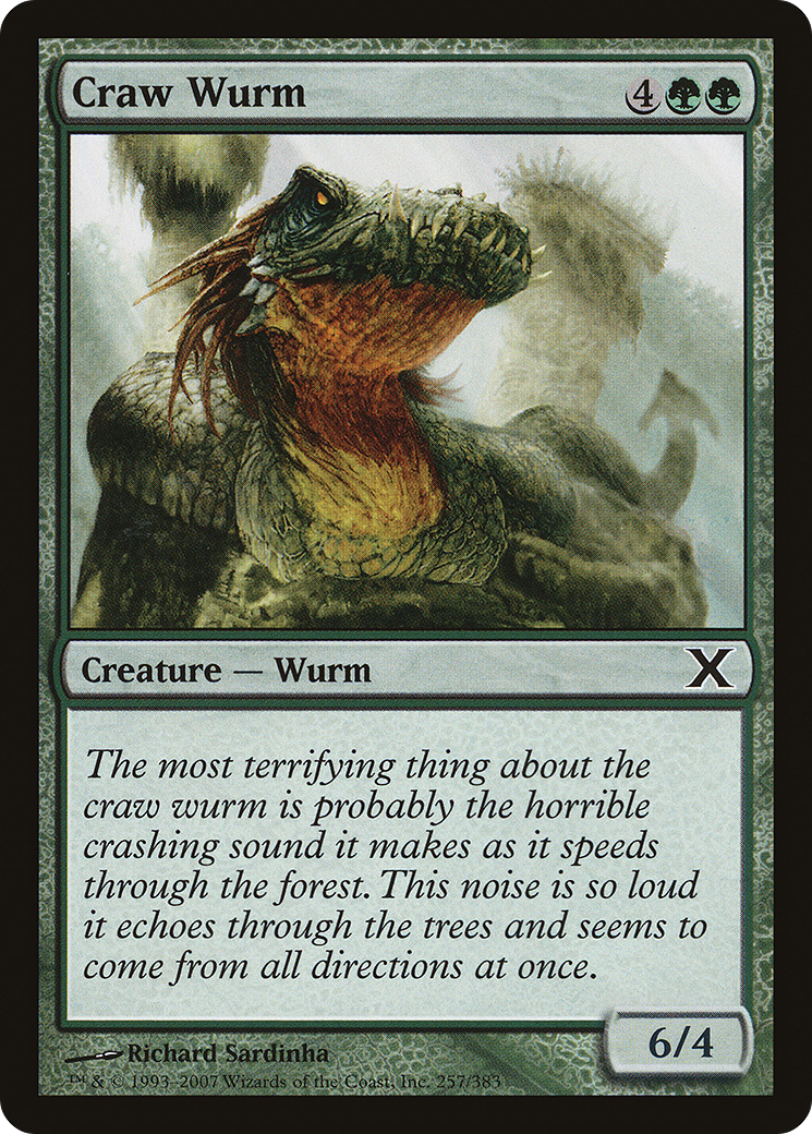 Craw Wurm (10E-257) (Foil)