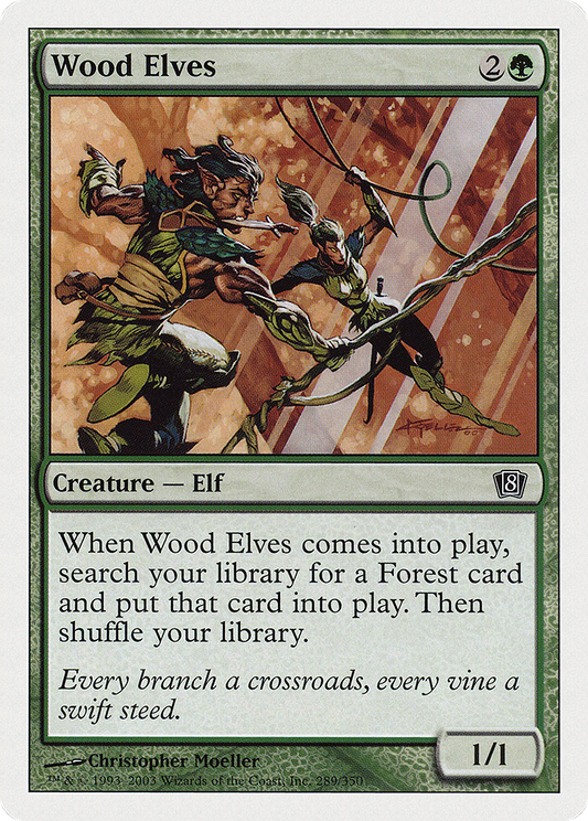 Wood Elves (8ED-289★) (Foil)