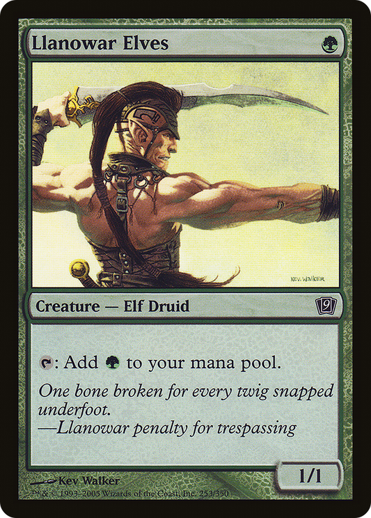 Llanowar Elves (9ED-253★) (Foil)