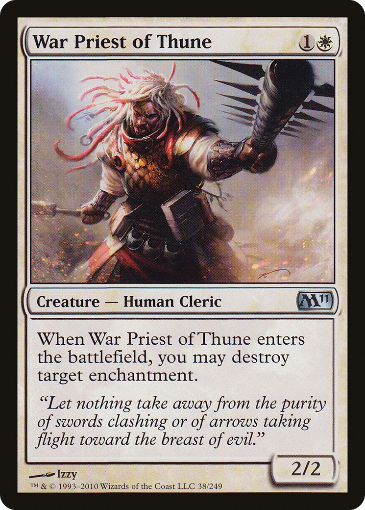 War Priest of Thune (M11-038) (Foil)