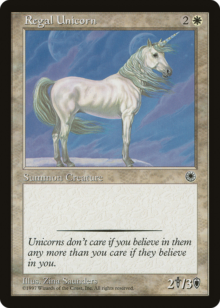 Regal Unicorn (POR-022)