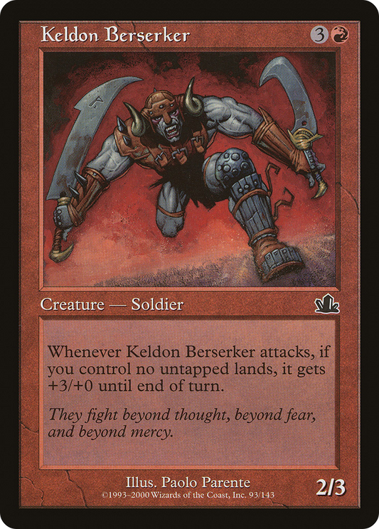 Keldon Berserker (PCY-093) (Foil)