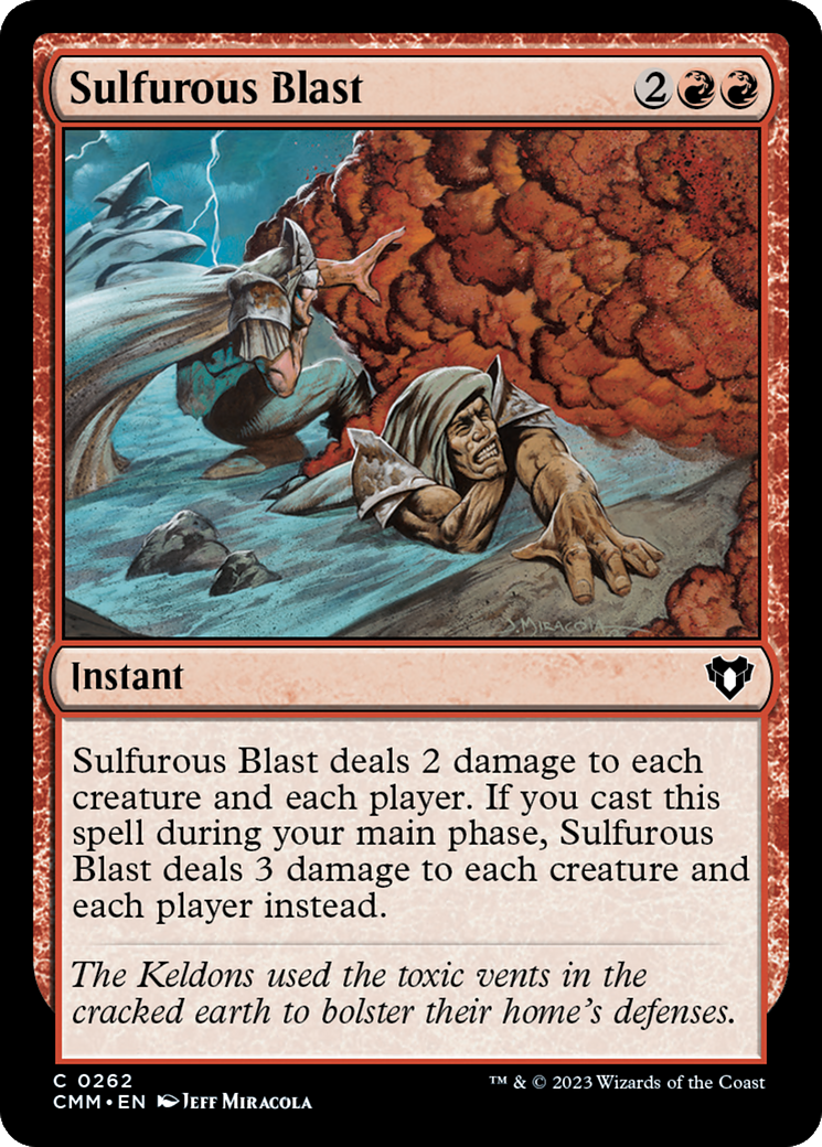 Sulfurous Blast (CMM-262) (Foil)