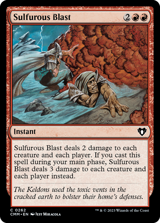 Sulfurous Blast (CMM-262) (Foil)