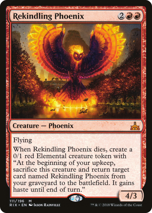 Rekindling Phoenix (RIX-111) (Foil)