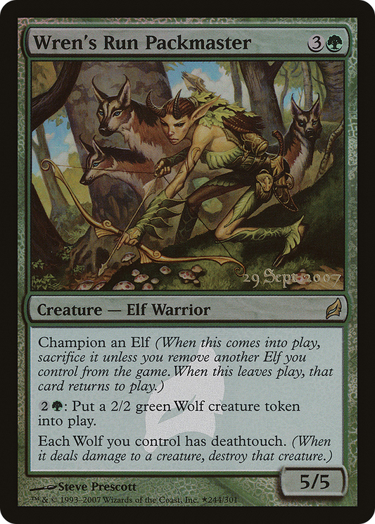 Wren's Run Packmaster (PRE-244★) (Foil)