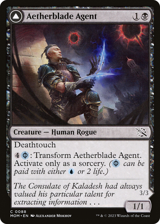 Aetherblade Agent // Gitaxian Mindstinger (MOM-088)