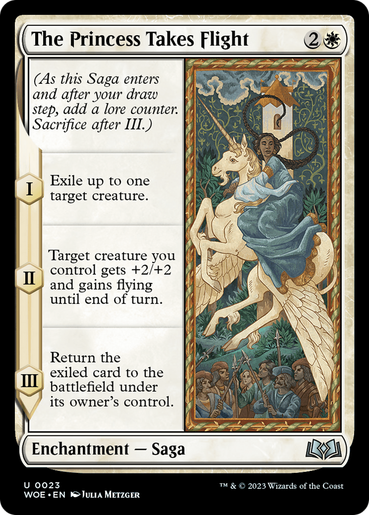 The Princess Takes Flight (WOE-023) (Foil)