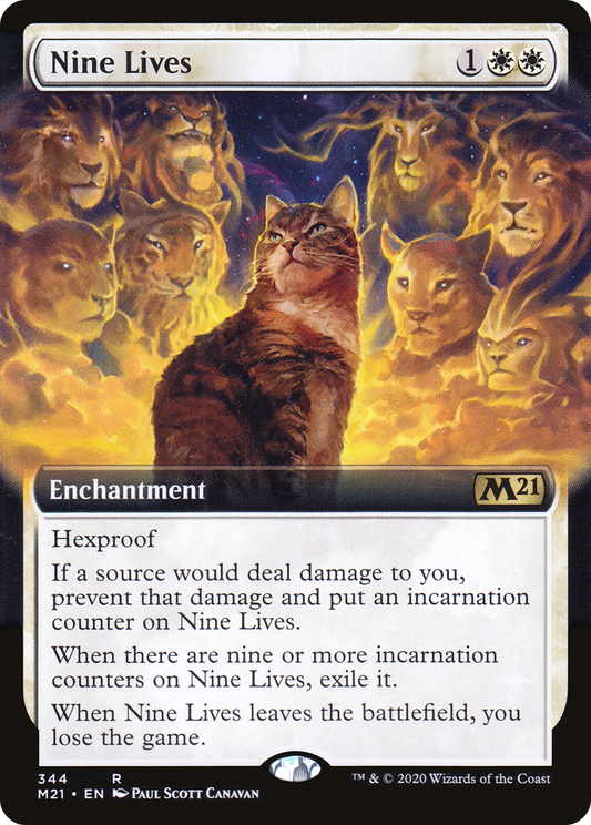 Nine Lives (M21-344) (Extended Art) (Foil)