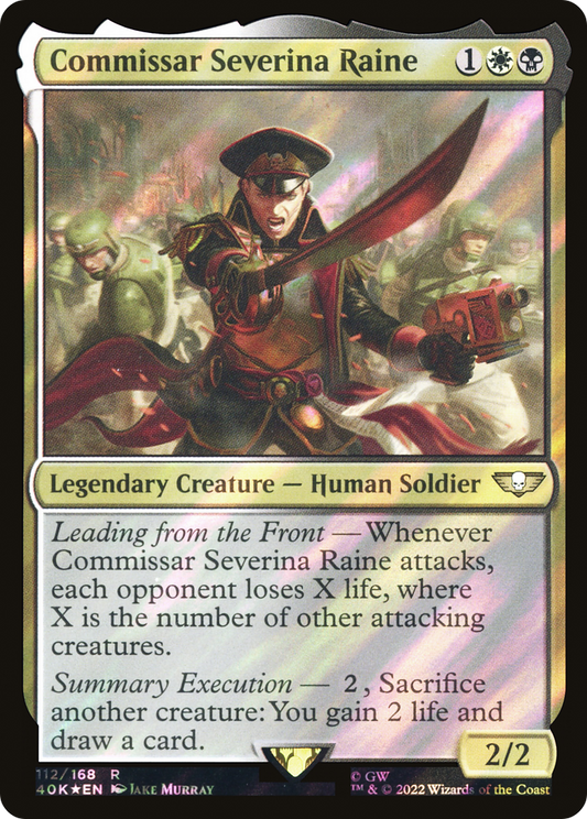 Commissar Severina Raine (40K-112★) (Surge Foil)