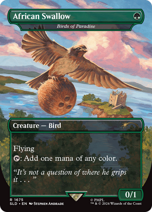 African Swallow / Birds of Paradise // Birds of Paradise (SLD-1675) (Borderless)