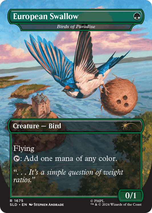 African Swallow / Birds of Paradise // Birds of Paradise (SLD-1675) (Borderless)