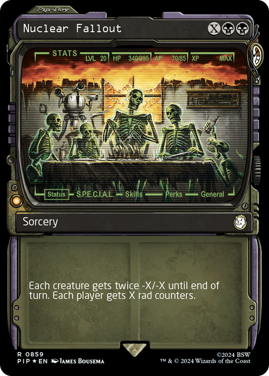 Nuclear Fallout (PIP-859) (Showcase) (Surge Foil)