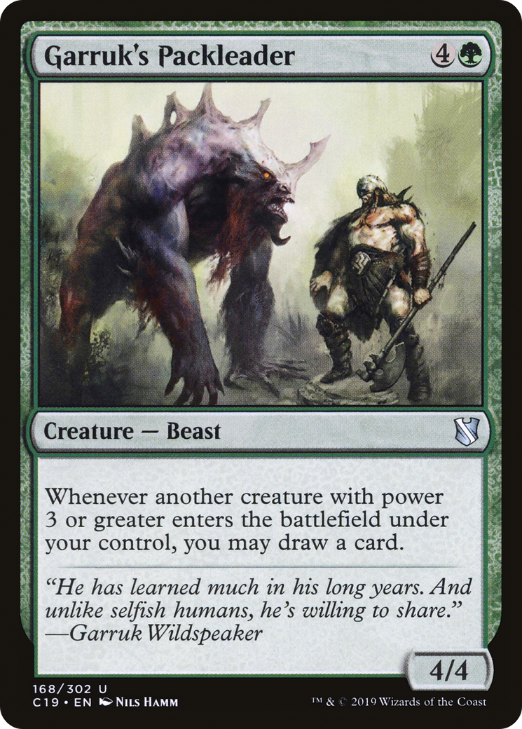 Garruk's Packleader (C19-168)