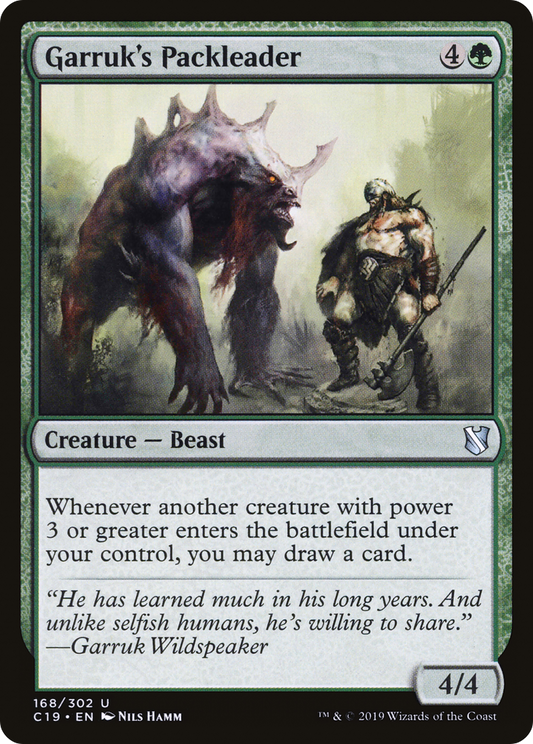 Garruk's Packleader (C19-168)